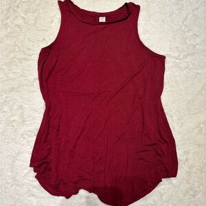 Old Navy Burgundy Luxe Tank